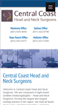 Mobile Screenshot of centralcoastent.com